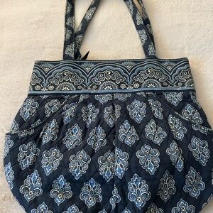 Vera Bradley navy blue handbag